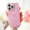 Чехол Marble Case (iPhone 15 Pro Max, Pink)