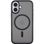 Чехол TPU+PC Metal Buttons with MagSafe Apple iPhone 16 (6.1") Black