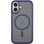 Чехол TPU+PC Metal Buttons with MagSafe Apple iPhone 16 (6.1") Blue