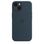 Чехол silicone Case with MagSafe iphone 13 Abyss Blue