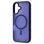 Чехол WAVE Matte Insane Case with Magnetic Ring iPhone 16 Plus midnight blue