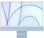 Моноблок Apple iMac 24 M1 Blue 2021 (MJV93)