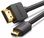 Кабель мультимедийный Ugreen HDMI M to HDMI micro M 2.0m 4K black (30103)