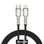 Кабель Baseus Cafule Metal Type-C to Lightning PD 20W (1m) (black) (CATLJK-A01)
