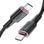 Кабель Acefast C2-01 Type-C to Lightning 3A 20W 1.2m, Black