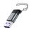 Переходник Acefast J8 USB-C to USB (black)
