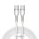 Кабель Baseus Cafule Metal Type-C to Type-C 100W (2m) (white) (CATJK-D02)