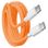 Дата кабель USB-C to USB-C FineWoven iP17 for Apple (AAA) (1m) (box) (Orange)