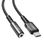 Переходник Acefast C1-07 USB-C to 3.5 мм aluminum alloy headphones adapter cable Black (AFC1-07B)