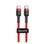 Кабель USB Type-C Baseus Cafule PD2.0 60W flash charging USB Type-C 20V 3A 2M Red (CATKLF-H09)
