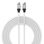 Кабель Baseus CoolPlay Series Fast Charging Cable Type-C to Type-C 100W 2m White (CAKW000302)