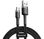 Кабель Micro USB Baseus USB Cabel to microUSB Cafule 1m Grey/Black (CAMKLF-BG1)
