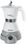 Кофеварка электрическая гейзерная Ariete Moka Aroma Elettrica bianca 1358A WH (1358/10)