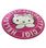 Килимок під крісло захисний для підлоги АКЛАС Hello Kitty Принтовий Рожевий (10841)