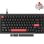 Клавіатура Lemokey X4 84Key Keychron Red QMK/VIA Black (X4-H1-UA)