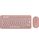 Комплект (клавіатура, миша) бездротовий Logitech Pebble 2 Combo Rose (920-012241)