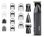 Машинка для стрижки + триммер BaByliss Super-X Metal Black Edition MT991E