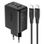 Сетевое зарядное устройство Acefast A13 2xUSB-C + USB-A 65w + кабель USB-C to USB-C (Black)