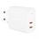 Мережевий зарядний пристрій Acefast A9 USB-C+USB-C PD 40W (White)