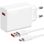 Мережевий зарядний пристрій Xiaomi 67W HyperCharge Combo White Type-C cable (BHR9465EU) (EU)