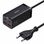 Мережевий зарядний пристрій Baseus GaN3 Pro Desktop Fast Charger 2U+2C 100W EU Black (CCGP000101)