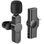 Петличний бездротовий мікрофон Borofone BFK12 Trophy lavalier Lightning (Black)