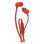 Навушники JBL T110 Red (JBLT110RED)
