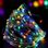 Светодиодная гирлянда Роса 5 метров на батарейках (цветная)