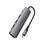 Хаб Acefast [J18] Docking Station 6in1 USB-C to USB-С+2xUSB3.0+SD/MicroSD+HDTV (Grey)