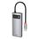 Переходник USB-Хаб Baseus Metal Gleam Series 4-in-1 Type-C - gray