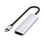 Адаптер Satechi 4-in-1 USB-C Slim Multiport Adapter 4K Silver (ST-P4SS)