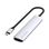 Адаптер Satechi 6-in-1 USB-C Slim Multiport Adapter 4K Silver (ST-P6SS)