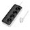 Сетевой фильтр Hoco AC22 Sunlight (PD30W/1C/3A/4xSocket) (3m) (Black)