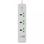 Сетевой фильтр T25-QC (3 розетки + 2 USB + 2 Type-C) 2м white