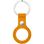 AirTag Leather Key Ring, California Poppy