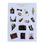 Объемные наклейки 3D Stickers – Animalistic Style