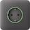 Передня панель для вбудованої розетки Ajax SoloCover (smart) (60028.164.GR) grey
