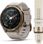 Смарт-часы Garmin Fenix 9 Pro inReach 43mm Autumn Gold Titanium with Bone Leather Band (010-04335-40/41)