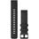 Ремешок для смарт-часов Garmin QuickFit 20 Watch Bands Heathered Black Nylon with Black Hardware (010-12875-00)