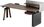 Комп’ютерний стіл Sihoo D07 1.8m Walnut/Black (D07A-101/D07J-101-AB/D07-P)