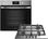 Комплект духова шафа + варильна поверхня Indesit IO255HUX + THP641IX/I