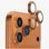 Лінза на камеру +NEU Chatel Metal Frame Lens Protector Glass for iPhone 17 Pro/17 Pro Max Orange