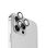 Лінза на камеру +NEU Chatel Metal Frame Lens Protector Glass for iPhone 15 Pro/15 Pro Max Silver