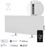 Конвектор AENO Premium Eco Smart GH3S LED White (AGH0003S) - фото 2
