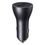 Автомобильное зарядное устройство Baseus Golden Contactor Pro Triple Fast Charger Car Charger 65W U+C+C Dark Gray (CGJP010013) - фото 3