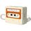 Чехол Elago Cassette Tape Case Classic White for Airpods Pro 2nd Gen (EAPP2TAPE-CWHRD+STR-IV) - фото 1