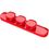 Держатель кабелей Baseus Peas Cable Clip Red (ACWDJ-09) - фото 1