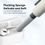 Багатофункціональний набір для чищення гаджетів ESSAGER 5in1 cleaning brush White and Grey (EQJ05-QF02) - фото 2