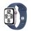 Apple Watch SE 2 2024 GPS + Cellular 40mm Silver Aluminum Case with Denim Sport Band - S/M (MXFV3, MXGF3) - фото 1