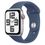 Apple Watch SE 2 2024 GPS 44mm Silver Aluminum Case with Denim Sport Band - M/L (MXER3) - фото 1